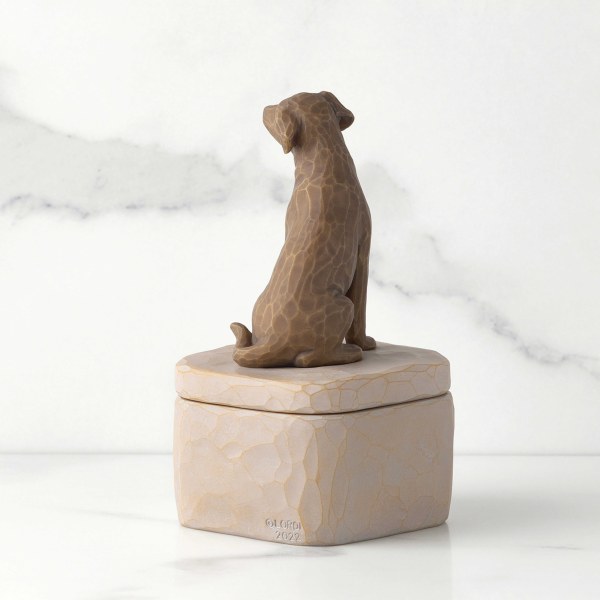 HOU VAN MIJN HOND DONKERE AANdenkenDOOS - WILLOW TREE