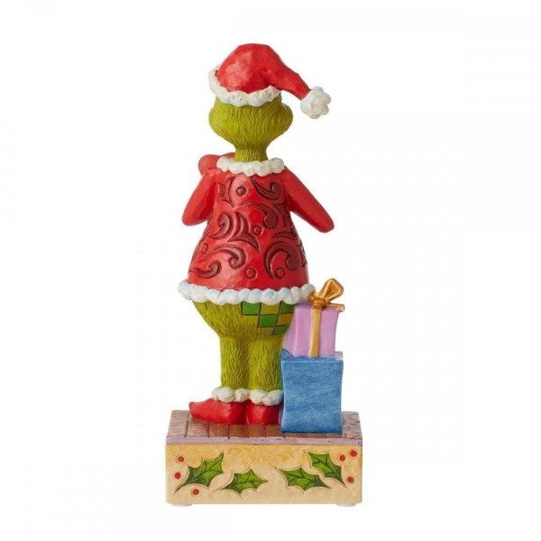 GIECHEL GRINCH MET KNIPPEREND HART - JIM SHORE GRINCH