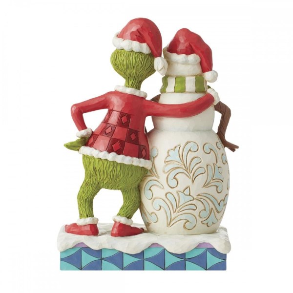 GRINCH NAAST GRINCHY SNEEUWMAN - JIM SHORE GRINCH