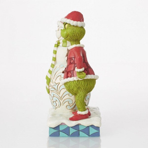 GRINCH NAAST GRINCHY SNEEUWMAN - JIM SHORE GRINCH
