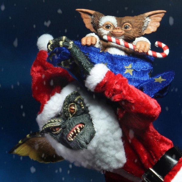 GREMLINS - ACTIEFIGUUR - KERSTSTREEP & GIZMO
