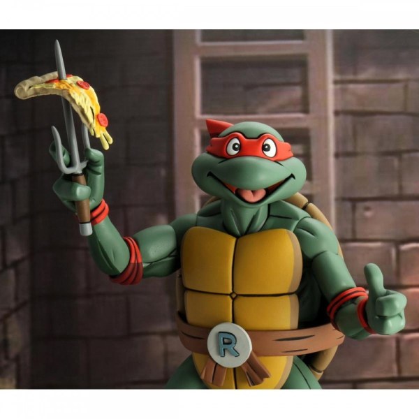 NINJA TURTLES - ACTIEFIGUUR OP ¼ SCHAAL - REUZE GROOTTE RAPHAEL