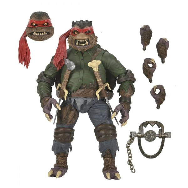 UNIVERSELE MONSTERS X NINJA TURTLES - ACTIEFIGUUR – ULTIEME RAPHAEL WOLFMAN