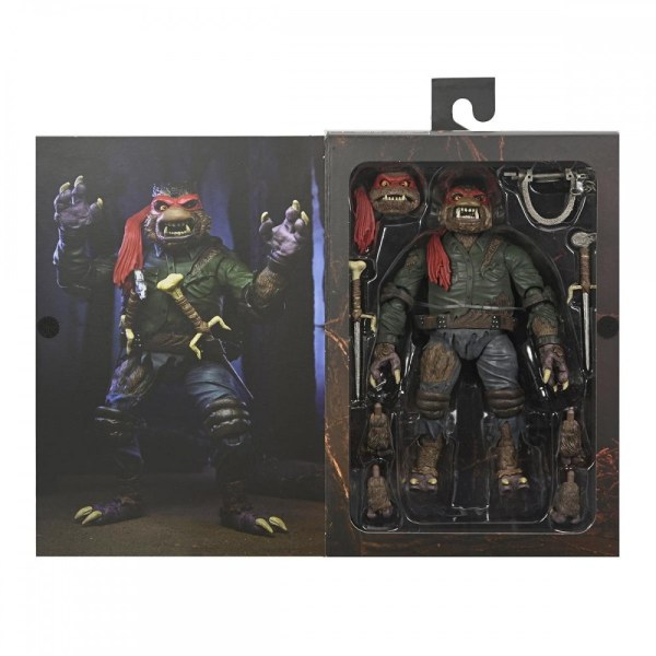 UNIVERSELE MONSTERS X NINJA TURTLES - ACTIEFIGUUR – ULTIEME RAPHAEL WOLFMAN