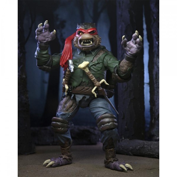 UNIVERSELE MONSTERS X NINJA TURTLES - ACTIEFIGUUR – ULTIEME RAPHAEL WOLFMAN