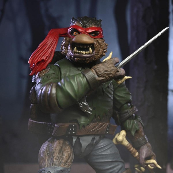 UNIVERSELE MONSTERS X NINJA TURTLES - ACTIEFIGUUR – ULTIEME RAPHAEL WOLFMAN