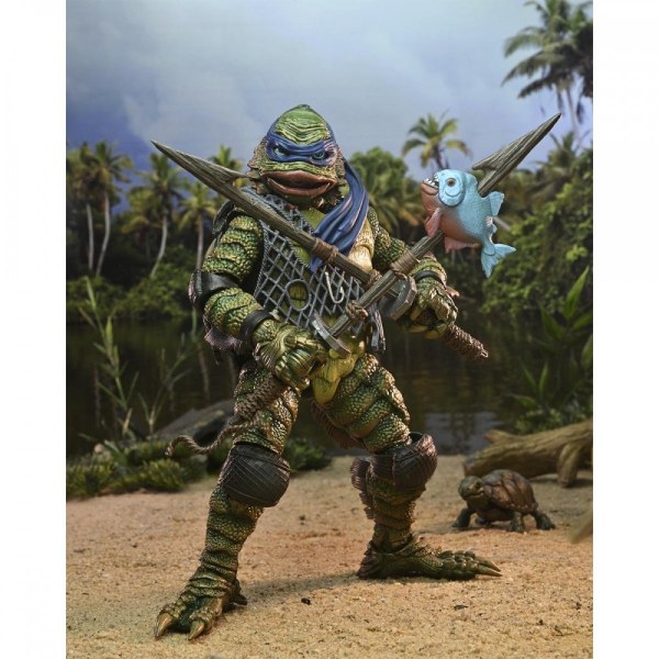 UNIVERSAL MONSTERS X NINJA TURTLES - ACTIEFIGUUR – LEONARDO HET SCHEPSEL
