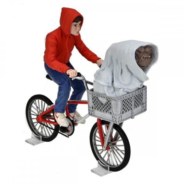 E.T. 40E VERJAARDAG - ACTIEFIGUUR - ELLIOTT & E.T. MET DE FIETS