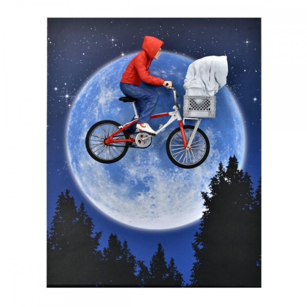 E.T. 40E VERJAARDAG - ACTIEFIGUUR - ELLIOTT & E.T. MET DE FIETS