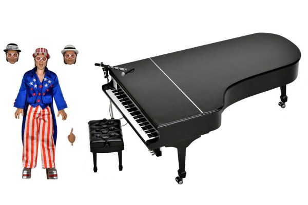 Elton John Figuur Gekleed Live in '76 Deluxe Set 20 cm