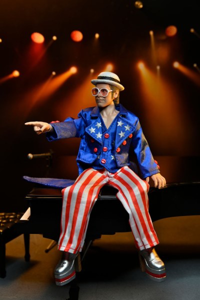 Elton John Figuur Gekleed Live in '76 Deluxe Set 20 cm