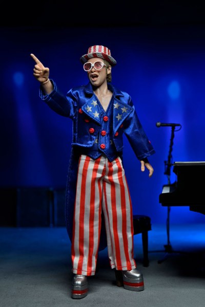 Elton John Figuur Gekleed Live in '76 Deluxe Set 20 cm