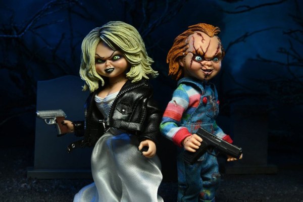 Bride of Chucky pack 2 Figuur Gekleed Chucky & Tiffany 14 cm