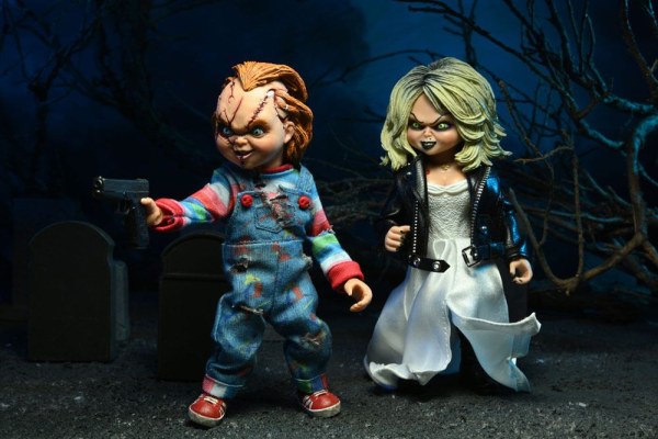Bride of Chucky pack 2 Figuur Gekleed Chucky & Tiffany 14 cm