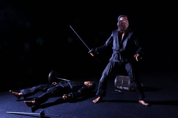 The Ninja Turtles (1990) set van 2 Shadow Warriors-figuren 18 cm