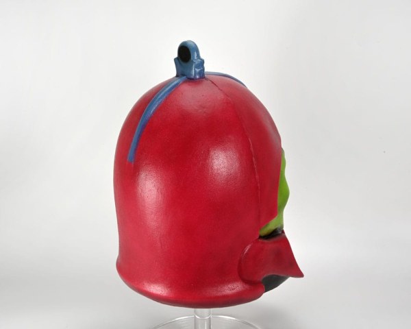 Masters of the Universe replica latexmasker (klassiek) van Trap Jaw