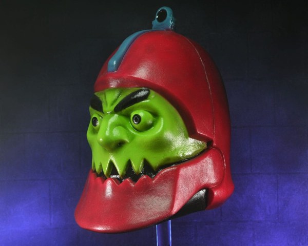 Masters of the Universe replica latexmasker (klassiek) van Trap Jaw