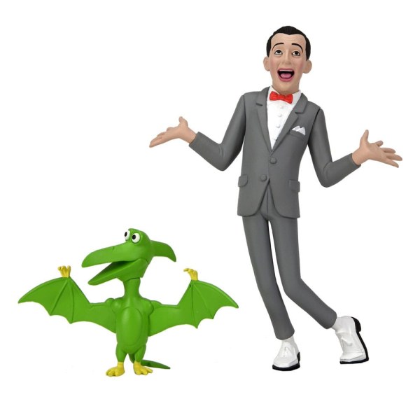 Pee-Wee Herman Figuur Toony Classics Pee-Wee & Pterri 15 cm