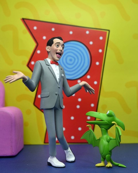 Pee-Wee Herman Figuur Toony Classics Pee-Wee & Pterri 15 cm