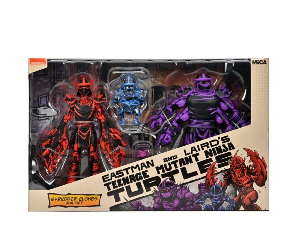 Teenage Mutant Ninja Turtles (Mirage Comics) Figuur Shredder Clones Boxset 18 cm