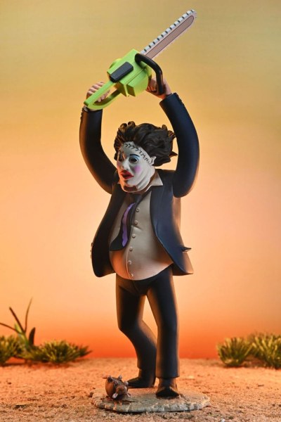 Texas Chainsaw Massacre Toony Terrors Figuur 50e verjaardag Pretty Woman Leatherface 15 cm