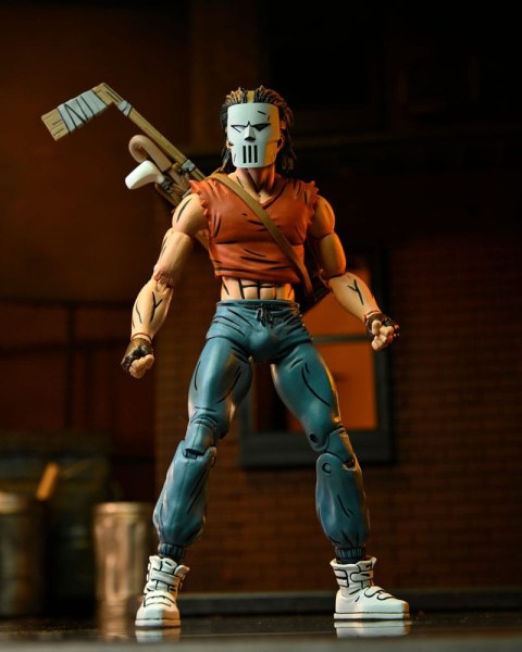 Ninja Turtles (Mirage Comics) Figuur Casey Jones in rood shirt 18 cm