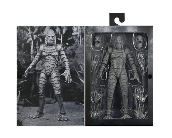 Universal Monsters Figuur Ultieme wezen uit de Black Lagoon (Z&W) 18 cm