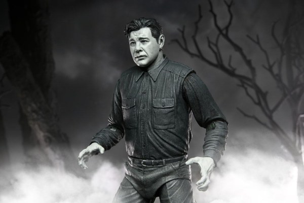 Universal Monsters beeldje Ultimate The Wolf Man (Zwart & Wit) 18 cm