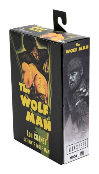 Universal Monsters beeldje Ultimate The Wolf Man (Zwart & Wit) 18 cm
