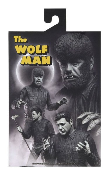 Universal Monsters beeldje Ultimate The Wolf Man (Zwart & Wit) 18 cm