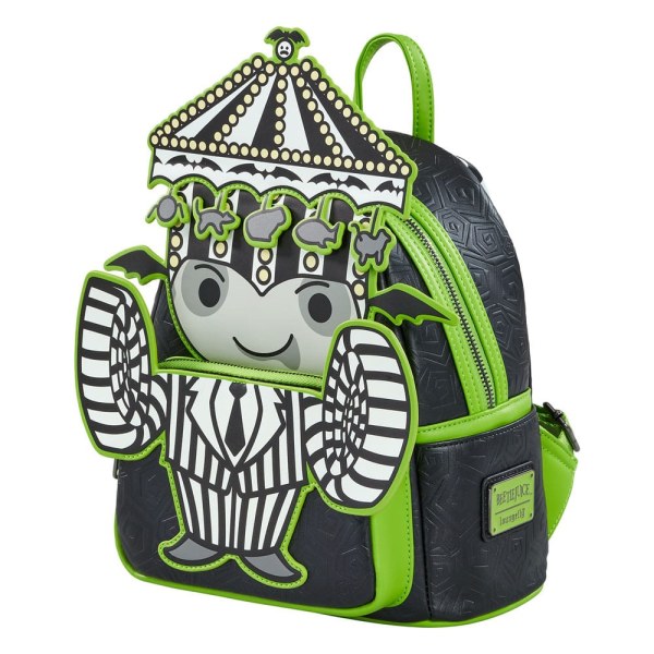 Mini Rugzak Beetlejuice Pinstripe - Loungefly