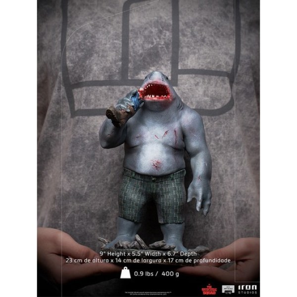 DE SUICIDE SQUAD KING SHARK ART SCALE - DC COMICS