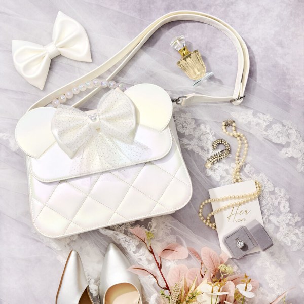 Schoudedtas Minnie Muis iriserende bruiloft - DISNEY LOUNGEFLY