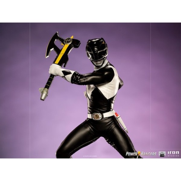 POWER RANGERS: MIGHTY MORPHIN ZWARTE RANGER ART SCALE - POWER RANGERS