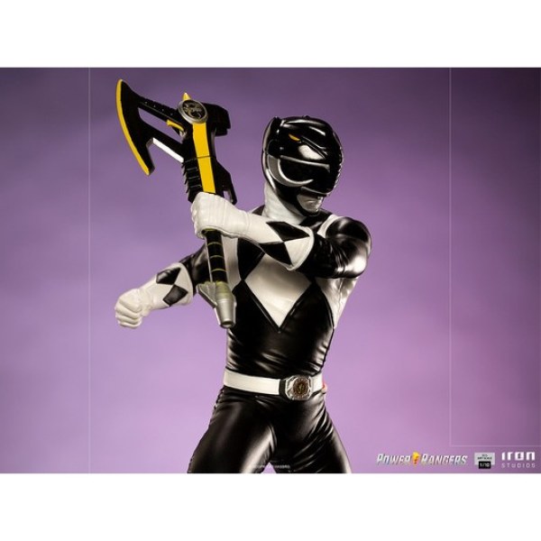 POWER RANGERS: MIGHTY MORPHIN ZWARTE RANGER ART SCALE - POWER RANGERS