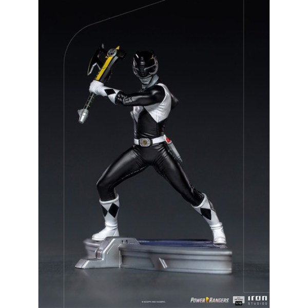 POWER RANGERS: MIGHTY MORPHIN ZWARTE RANGER ART SCALE - POWER RANGERS
