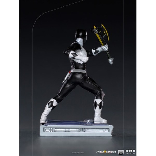 POWER RANGERS: MIGHTY MORPHIN ZWARTE RANGER ART SCALE - POWER RANGERS