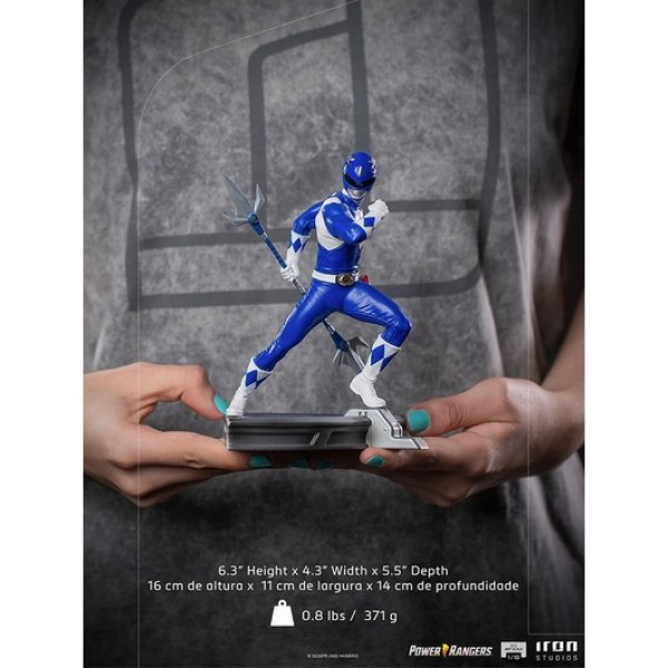 POWER RANGERS: MIGHTY MORPHIN BLAUW RANGER ART SCALE - POWER RANGERS