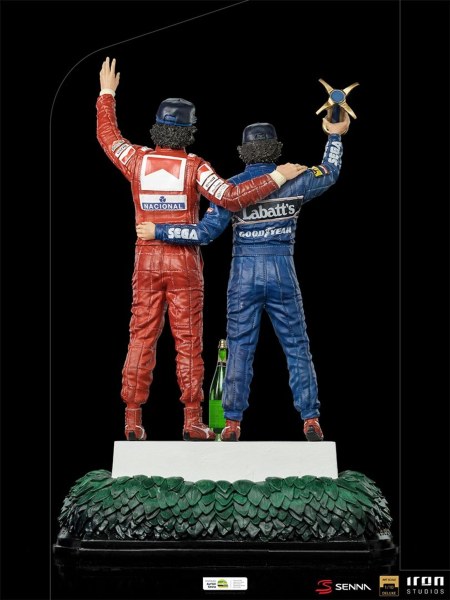 ALAN PROST AYRTON SENNA ART SCALE DELUXE - DERNIER PODIUM