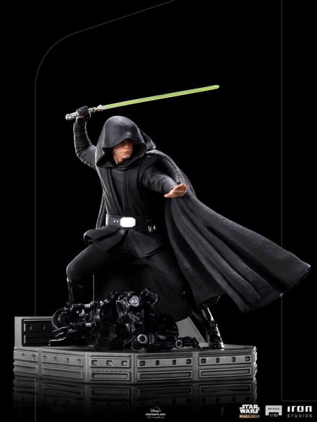 De Mandalorian Luke Skywalker gevechtsversie Art Scale - Star Wars