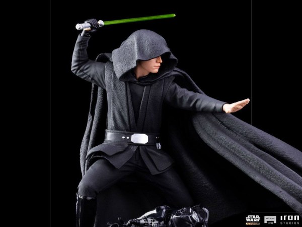 De Mandalorian Luke Skywalker gevechtsversie Art Scale - Star Wars