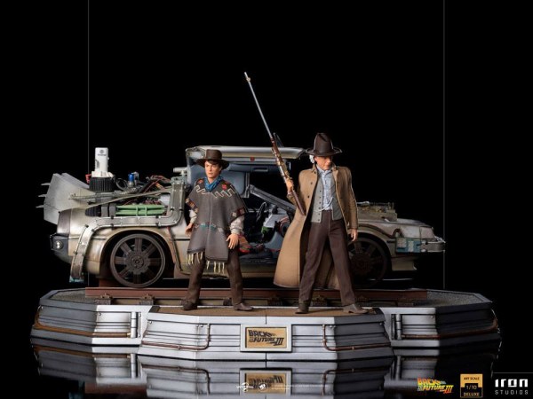 Back to the Future III Art Scale Deluxe volledige set