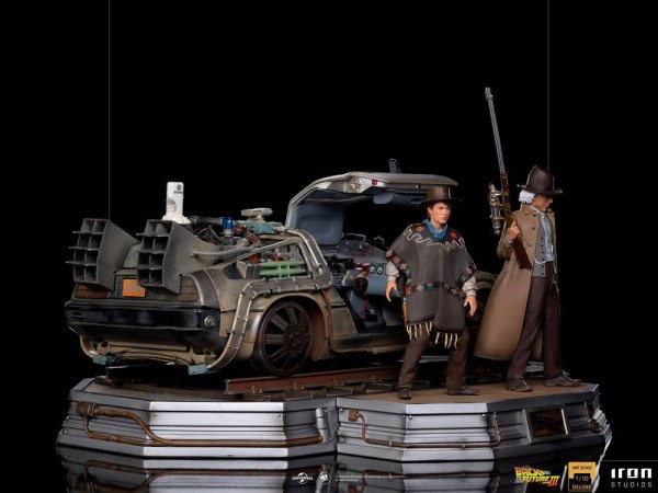 Back to the Future III Art Scale Deluxe volledige set