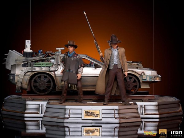 Back to the Future III Art Scale Deluxe volledige set