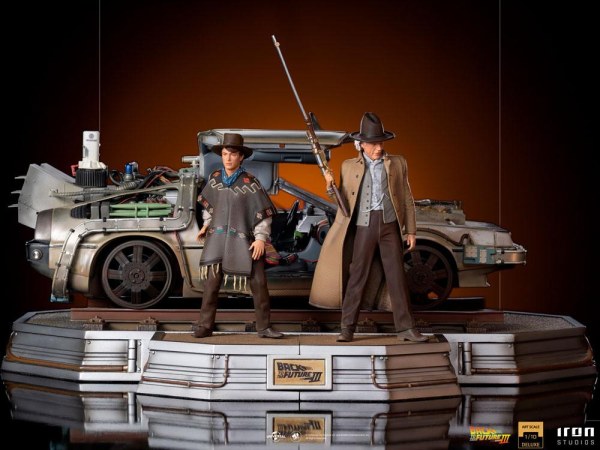 Back to the Future III Art Scale Deluxe volledige set