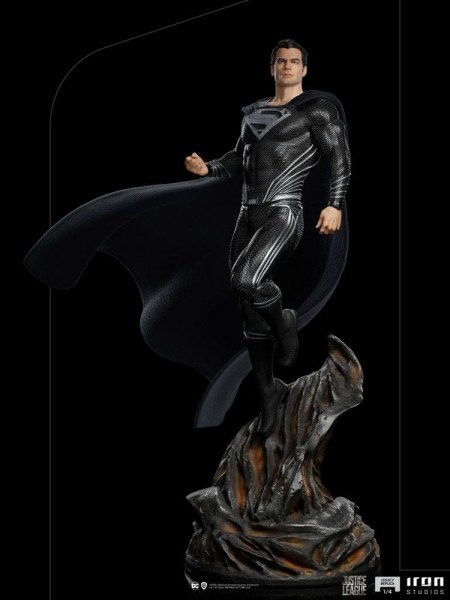Superman zwart pak Justice League Art Scale - Dc Comics