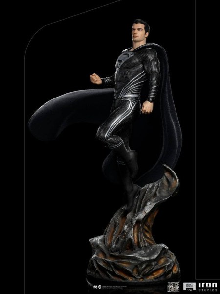 Superman zwart pak Justice League Art Scale - Dc Comics