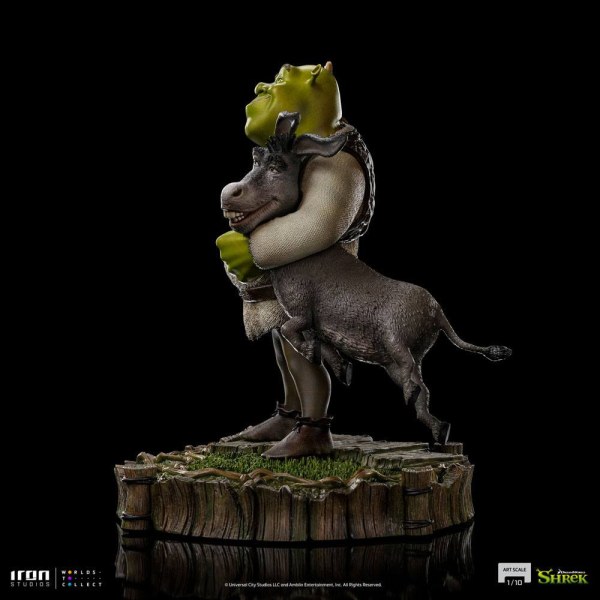 Shrek, Donkey en The Gingerbread Man Deluxe Art Scale - Dreamworks