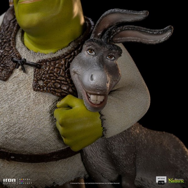 Shrek, Donkey en The Gingerbread Man Deluxe Art Scale - Dreamworks