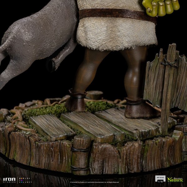 Shrek, Donkey en The Gingerbread Man Deluxe Art Scale - Dreamworks